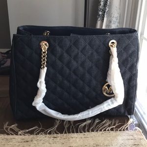 BNWT MICHAEL KORS denim Susannah bag